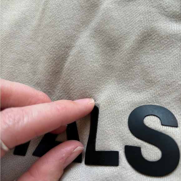 Fear of God Essentials Cream Zip-Up Hoodie - Picture 11 of 11